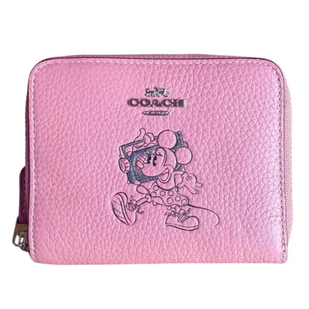 Coach x Disney Small Leather Mini Mouse Wallet
